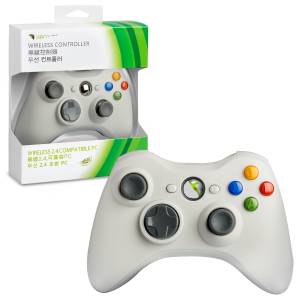 Джойстик XBOX 360 2.4G Wireless Белый