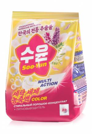 Стиральный порошок-концентрат для цветных тканей Soo-Yun, 800 гр
