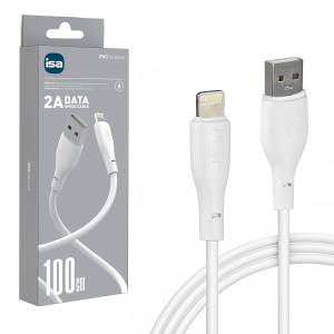 Кабель X5 USB на Lightning 1m 2A ISA белый