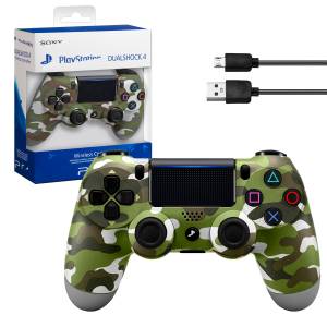 Джойстик PS4 DualShock беспроводной A камуфляж (logo)