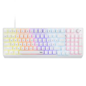 Механическая игровая клавиатура с RGB подсветкой ISA KB-08 белая